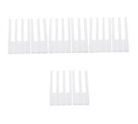 BESTonZON 8 Pcs Piano Keys White Keyboard Vertical Piano Supplies Piano Repair Tools Piano Key Repairing Tools Piano Key Board Korean Keyboard Key Boards Piano Keytop Piano Stickers Plastic