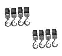 BESTonZON 8 Pcs Stroller Accessories Hanging Stroller Hook Stroller Hooks for Hanging Wheelbarrow Hanger Clothes Hanger Pram Kid Hangers Stroller Clips Hanger Black Abs