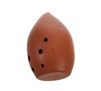 BESTonZON 8hole Chinese Instrument Alto Ceramic Ocarina Flute for Beginners Traditional Wind Music Instrument with Cleaning Cloth for Boy Girl and Adults