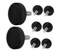BESTonZON 8pcs Adjustable Feet Pads for Treadmills with Fit Height Adjustable Vibration Mounting Bolts for Home Gym Fitness Equipment Floor Protection