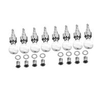BESTonZON 8pcs Banjo Tuning Pegs Ferrules Bushings Easy Install for Tenor Banjo Tuners