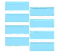 BESTonZON 8Pcs Blue Guided Reading Strips Overlay Bookmarks for Reading Tracking with Line Highlight Strips for Dyslexia and Visual Stress Relief Aid for Students and Teachers