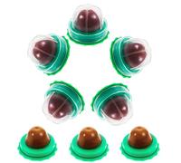 BESTonZON 8PCS Catnip Lollipop Kitten Treats with Vitamins Hairball Control Cat Snacks Dental Cleaning Playful Random Flavors Safe Pudding Sticks for Cats