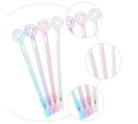 BESTonZON 8Pcs Doughnut Shaped Gel Ink Pens Set Creative Cartoon Roller Gel Pens with Smooth Ink Colorful Candy Tone for Office School and Drawing Use Random Color Random Color