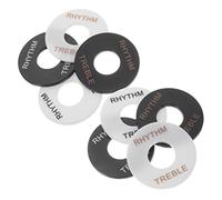 BESTonZON 8pcs Electric Guitar Toggle Washers Plastic Rhythm Treble Washer Ring Guitar Parts for Switch Accessories Bundle