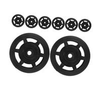 BESTonZON 8pcs Fitness Equipment Pulley Exercise Equipment Pulleys for Weight Lifting with Bearing for Gym Black Nylon