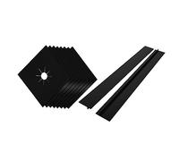 BESTonZON 8pcs Gas Stove Protective Pad Burner Protector for Stove Range Cover Filler Seal for Gas Hob Range Protectors for Cooker Hob and Gap Filler