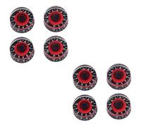 BESTonZON 8pcs Gda Acrylic Knobs for Electric Guitar Bass Bass Effect Pedal Control Replacement Knobs