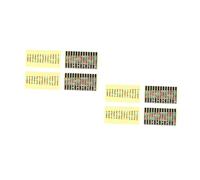 BESTonZON 8pcs Guitar Fretboard Notes Beginner Map Scale Stickers Fret Guide Labels for Guitar Fretboard Musical Stickers for Practice Random Color