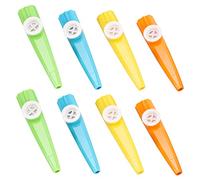 BESTonZON 8pcs Music Toy Kazoo Kazoos for Boys and Girls Easy to Use Musical Instruments for Guitar Ukulele Violin and Piano Enthusiasts Random Colors