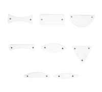 BESTonZON 8pcs Physics Experiment Kit: Physical Optics Set - School Geometric Lens Teaching Tool For Classroom Science Demonstration