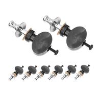 BESTonZON 8pcs Professional Metal Ukulele Tuning Pegs with Anti-slip Knobs Straight Rod Design for Accurate Tuning Compatible with Various Models for Beginners and Advanced Players