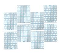 BESTonZON 8Pcs Rabbit Cage Mats Durable Foot Resting Mats for Indoor Enclosure Wear Resistant Foot Pads for Bunnies Prevents Scratches Easy to Clean Pet Owners