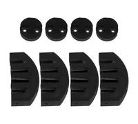 BESTonZON 8pcs Rubber Violin Practice Mute Full Claw and Round Styles for Quiet Volume Control Soft Varnish Compatible with Violin and Muting Accessory for Focused Practice and Travel