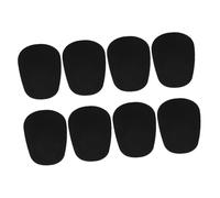 BESTonZON 8pcs Saxophone Spacer Saxophone Cushion Silicone Saxophone Mouthpiece Pad Silicone Mouthpiece Cushion Sax Supply Saxophone Pad Saxophone Patch Sax Mouthpiece Pad Black