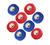 BESTonZON 8pcs Table Soccer Game Accessories Indoor Shuffleboard Pucks Rolling Beads for Family Party Resistant Sliding Curling Rollers Replacement for Standard Tabletop Games