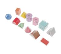 BESTonZON 8pcs Transparent Plastic Geometric Solids Set for Surface Area Unfolding Diagrams Shapes Activity Guide for Volume Measurement and Spatial Imagination in Classroom Geometry Tools