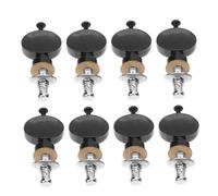 BESTonZON 8pcs Ukulele String Tuning Pegs Metal Guitar Tuning Pegs with Anti-slip Small Round Knobs for Ukulele Models Precision Tuners for Beginners and Advanced Players