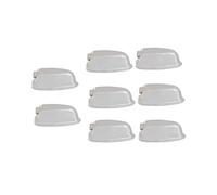 BESTonZON 8sets Double-end Snare Drum Lugs Connectors Drum Set Accessories for Easy Installation Essential Parts for Bass and and Useful