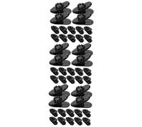 BESTonZON 90pcs Microphone Mount Clip Small Wire Clips for Collar Mini Mic Holder Material for Speeches