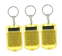 BESTonZON 9pcs Calculator Key Ring Tiny Electronic Calculator Display for Daily Use Lightweight and Portable Durable Design for Students and Everyday Tasks