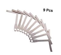 BESTonZON 9pcs Guitar Measuring Calipers Set T-shaped Ruler for Guitar Neck Fingerboard Wire Radian Adjustment