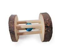 BESTonZON 9pcs Hamster and Parrot Wooden Chew Toys Set for Teeth Grinding, Natural Bite-resistant Rabbit and Bird Toys, Suitable for Small Pets and Birds