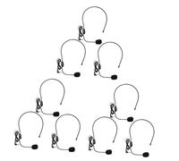 BESTonZON 9pcs Head-mounted Microphone Loudspeaker for Men Women Portable Voice Amplifier Mic Sound for Public Speaking Events