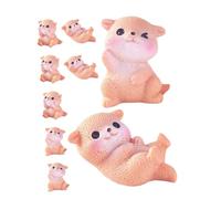 BESTonZON 9pcs Sea Figurine: Animal Car Dashboard Decor - Cute Doll Figure Collection - Cake Topper Ornament Accessories For Office Desk Terrarium