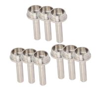 BESTonZON 9pcs Trumpet Connecting Rods Stainless Steel Trumpet Finger Rods Piston Stem for Instrument Supplies