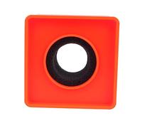 BESTonZON Abs Microphone Logo Station for Interviewers and Reporters Orange | Large Logo Display Area, Easy to Carry Design, Simple Profile for Professional Interview Microphone Use