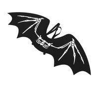 BESTonZON Adjustable Black Bat Wings Costume for Adults Lightweight Demon Wings with Realistic Design for Halloween Carnival Cosplay and Stage Role Play