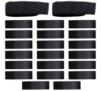 BESTonZON Adjustable Black Elastic Boot Straps for High and Low Boots Self-adhesive Anti-slip Polyester Straps with Easy to Use Design for Outdoor Use