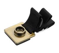 BESTonZON Adjustable Cello Endpin Anchor Protects Floor Non-slip Stopper and Oxford Cloth Pad with Wide Strap Golden Alloy Protector Stretch Range 38-70cm for Cello Stand and Chair Leg