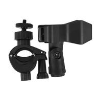 BESTonZON Adjustable Desk Microphone Clip Holder with Secure Tripod Base for Live Streaming and Recording Expandable Mic Stand Clamp Compatible with Various Microphones Portable and Easy to