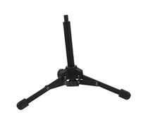 BESTonZON Adjustable Desktop Microphone Stand Metal Tripod Foldable Table Mic Holder for Podcast and Meeting Use, Portable Desktop Mic Stand with Telescopic Arm, Compatible with Most Microphones