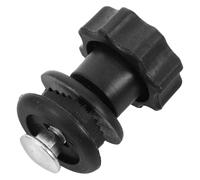 BESTonZON Adjustable Desktop Stand Knob for Sheet Music and Piano Book Rack - Black Clamping Handle Precise Control, Portable Metal-Plastic Construction, Stand Accessory