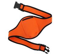 BESTonZON Adjustable Microphone Waist Bag Portable Mic Storage Case Holder Belt for Theatrical and Public Speaking Use, Orange