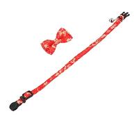 BESTonZON Adjustable Pet Collar Bell Chinese Style Cat Collar Pet Bell Neck Ring for Cats