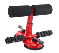 BESTonZON Adjustable Sit Up Bar with Reinforced Suction Cups Stable Indoor Exercise Device for Crunches Aid and Abdominal Curl Assistance Portable Compact Fitness Equipment for Home Workout
