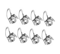 BESTonZON Adjustable Stainless Steel Thumb Finger Picks Guitar Accessories 8pcs Wear-resistant for Banjo and Acoustic Guitar for Finger Style Playing