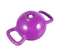 BESTonZON Adjustable Water-filled Kettlebell with Dual Handles PVC Fitness Equipment for Yoga and Gym Workouts Portable Home and Travel Exercise Weight for Men and Women Flat Base Purple