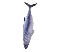 BESTonZON Adorable Plush Fish Pillow Realistic Simulated Tuna Stuffed Animal for Couch Decorative Hugging Sea Creature Doll