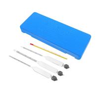 BESTonZON Alcohol Hydrometer Set Reusable Design for Home Wine Making with Triple Scale, Glass and Iron Sand Material for Accurate Brewing Measurement and Spirits Testing