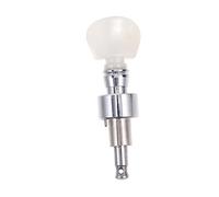 BESTonZON Alloy Banjo Tuning Peg White String Adjuster for Small Banjo Replacement Tool Precise Knob