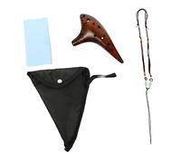 BESTonZON Alto c Ocarina Bone China Ethical Instrument Beginner Flute Finger Ergonomic Design