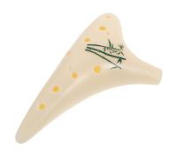 BESTonZON Alto C Resin Ocarina Flute Wind Instrument for Adults Beginners Lightweight Musical Tool for School Learning and Outdoor Practice