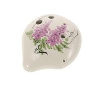 BESTonZON Alto Music Toy Ceramic for Beginners 6-hole F Key Ocarina with Extraordinary Tones Small in Chinese Style with Delicate Shape, for Learning and Decorative Use
