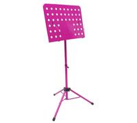BESTonZON Aluminum Alloy Music Sheet Stand Rotatable Portable Folding Music Tripod for Guitar Violin Saxophone Random Color