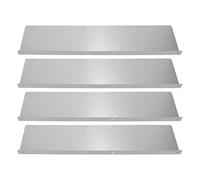 BESTonZON Aluminum Roof Gutter Splash Guards Silver 4pcs for House Roofs Rainwater Diverters to Keep Rainwater the Gutter and Block Water Flow Back